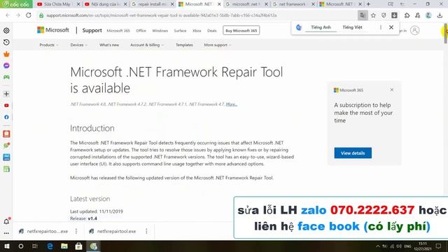 Microsoft NET 2015 Installation Did Not Succeed NET Framework 4 7 2 LH zalo 039.833.7226 смотреть онлайн