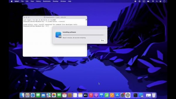 Installing Command Line Developer Tools on Mac
