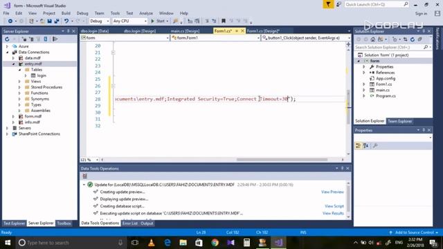 Create Login Window in C# step by step part 1 смотреть онлайн