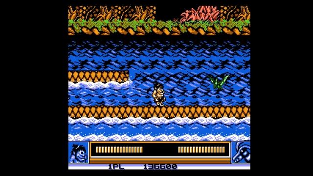 Joe & Mac NES (бесячие динозавры, прохождение игры) смотреть онлайн