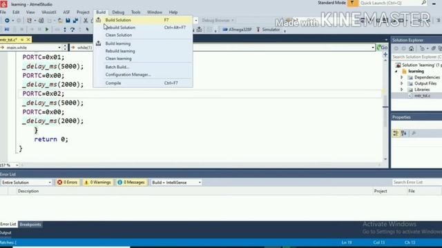 6.DC Motor Interfacing with Atmega328p Controller in Atmel Studio in Hindi смотреть онлайн
