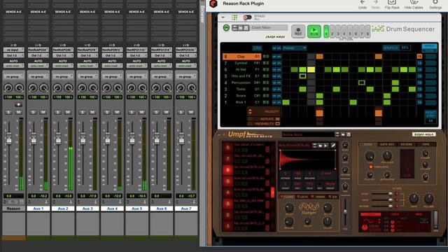 Mixing Reason Rack Plugin Drums on Separate DAW Channels (Pro Tools, Ableton Live, Logic Pro X) смотреть онлайн