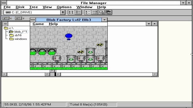 Blob Factory (1996). Gameplay. For Old-Games.ru. 249. смотреть онлайн