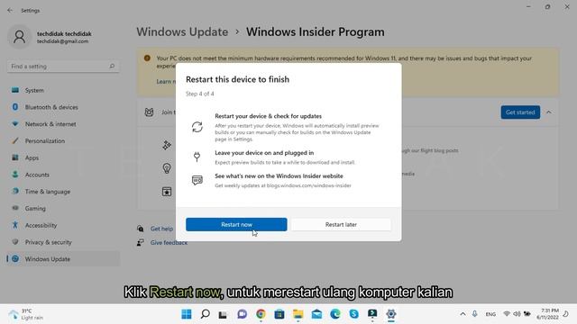 Cara Update Versi Windows dari 21H2 ke 22H2 di Windows 11 смотреть онлайн