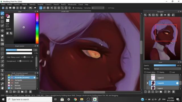 Purple Smoke// DIgital Painting// Medibang Paint смотреть онлайн