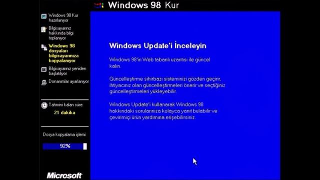 Windows 98 Kurulumu смотреть онлайн
