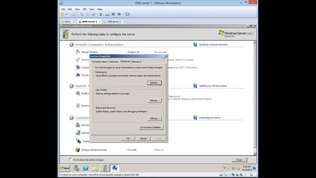 windows server 2008 chap 2-5 initial configuration смотреть онлайн