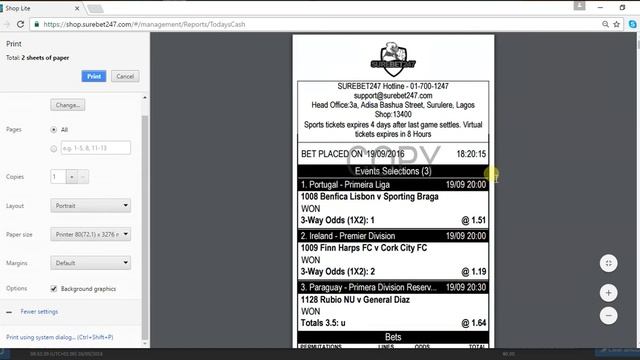 How to adjust printer setting on surebet betlogic app смотреть онлайн