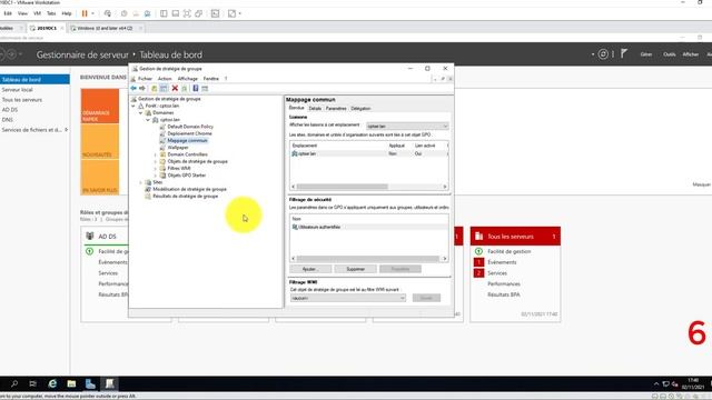 Mapper lecteur Réseau via GPO Server 2019 смотреть онлайн