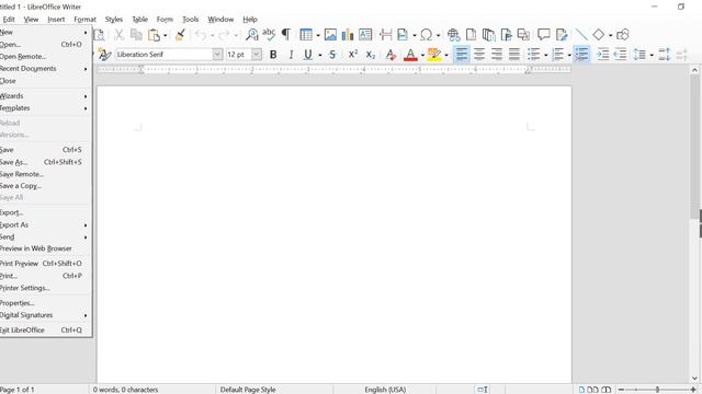 Libre Office Writer Interface Introduction Part 1 Class 10 смотреть онлайн