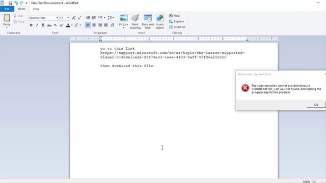 how to solve vcruntime error | vcruntime140.dill solved !!! | 100% vcruntime error solved смотреть онлайн