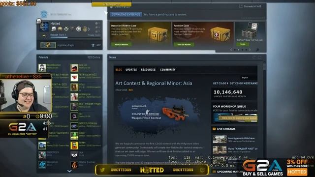 TWITCH RAIDING - CS:GO chiken lobby raider смотреть онлайн