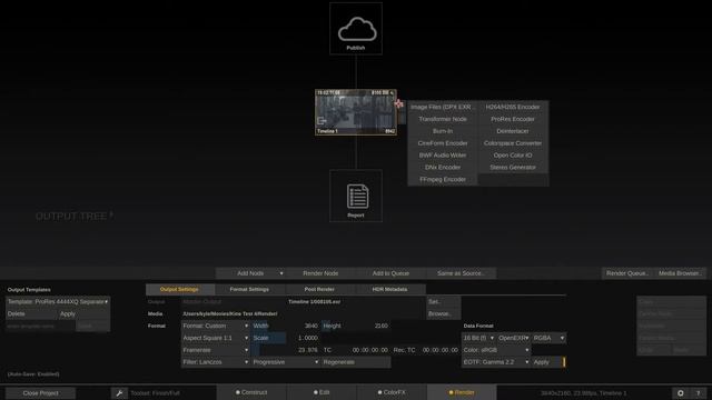 Simple Workflow .krw to ProRes 4444XQ for Individual Clips (Kinefinity) (Assimilate Scratch) смотреть онлайн