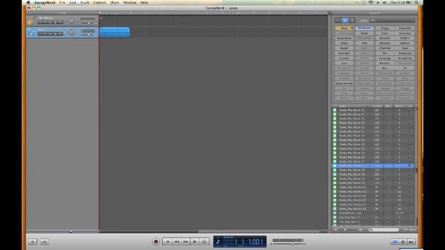 Garageband, how to make your own loops, Using & editing the loops in Garageband. смотреть онлайн