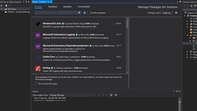 Beginning .NET Core MVC, Razor, API, Blazor, Azure Course - Installing NuGet packages 8/34 смотреть онлайн