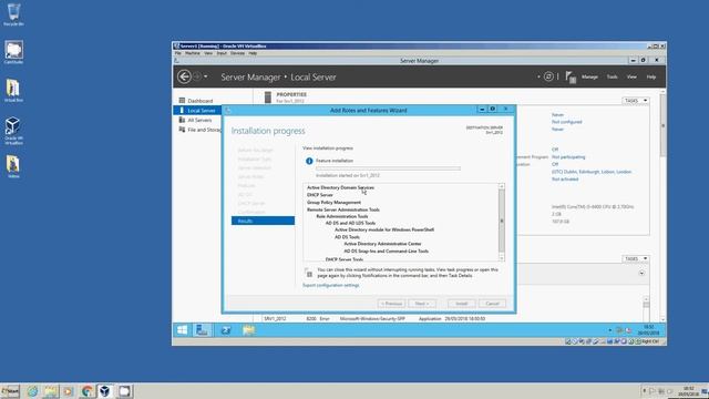 7 Install Active Directory Windows Server 2012 смотреть онлайн
