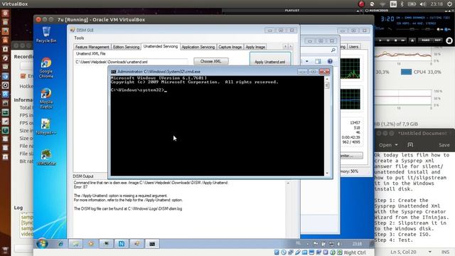 Create And Slipstream Unattended Xml answer file for Windows 7 смотреть онлайн