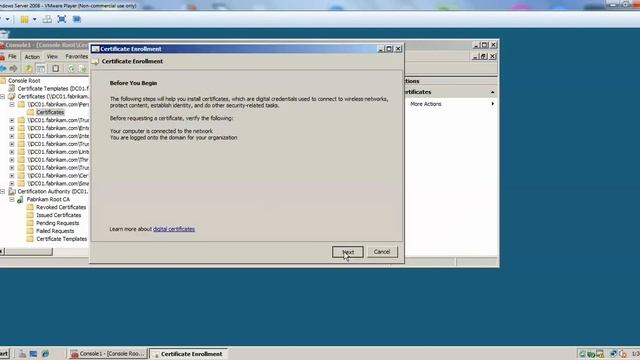 Create Certificate - ًWindows Server 2008 إنشاء الشهادة في смотреть онлайн