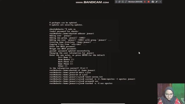 Membuat user, direktori, group, dan kunci hak akses pada ubuntu. смотреть онлайн