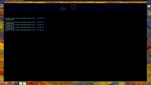 Window Maker +Arch Linux + weatherspect