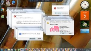 windows 7 crazy error 3 with Architecture theme