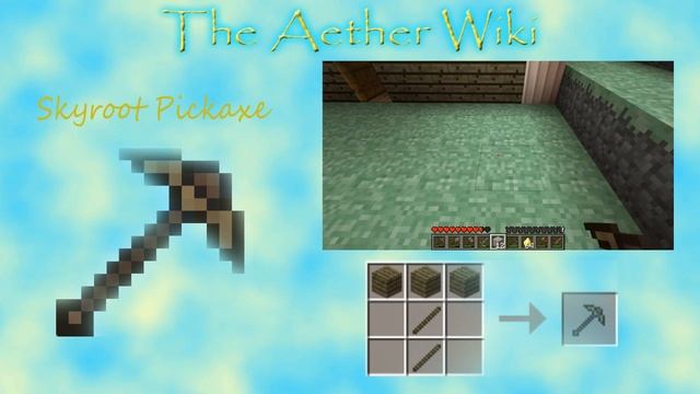 The Aether Wiki - Episode 2 - Skyroot Pickaxe смотреть онлайн