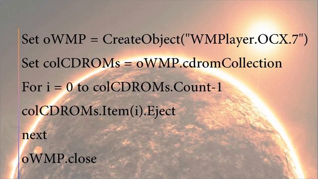RJ-Tutorials : Eject CD Drive with Codes смотреть онлайн