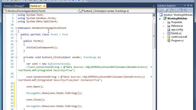 ÇT Microsoft Visual Studio 2010 Temelleri Eğitimi смотреть онлайн