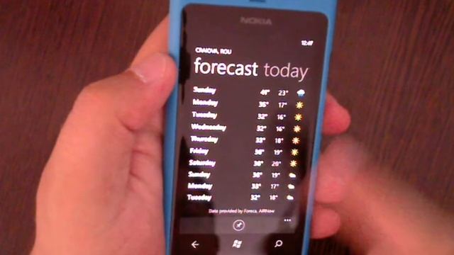 Weather for Windows Phone - Demo смотреть онлайн