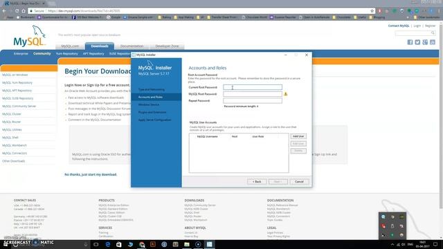 Setup MySQL Development Env For Windows March 2017