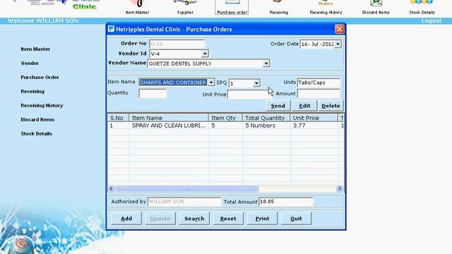Manage Purchase orders,Dental Clinic смотреть онлайн