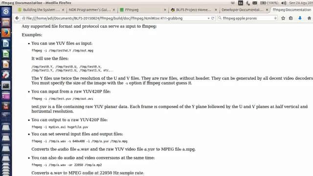 Quicktime Movie Created with FFMPEG on Linux смотреть онлайн