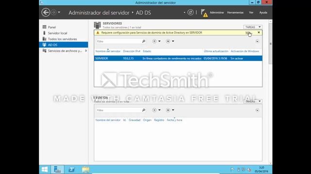 02 INSTALACION DEL ROL DE AD DS Y DNS Windows Server 2012 ITESCO смотреть онлайн