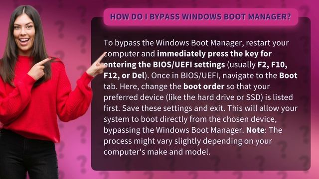 How do I bypass Windows Boot Manager? смотреть онлайн