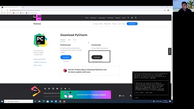 How to install python With PyCharm in windows смотреть онлайн