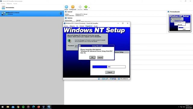 Instalacion de Windows NT 3.1 Advanced Server смотреть онлайн
