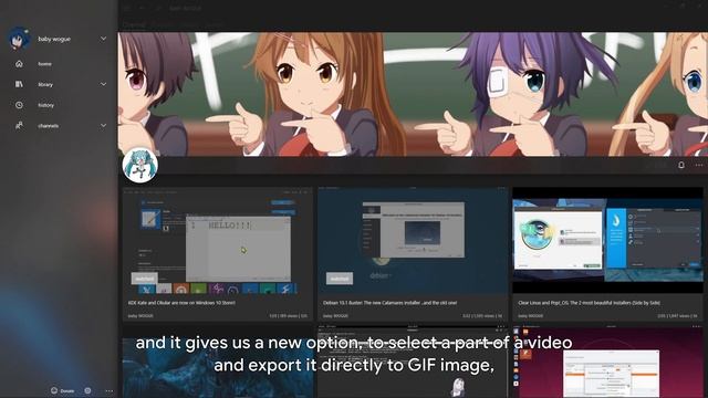 Windows 10 - MyTube: YouTube to GIF ..Amazingly SWEET Feature!! смотреть онлайн