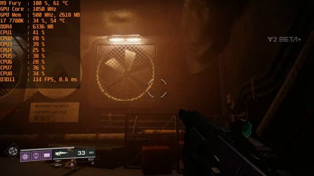 Destiny 2 PC 1080p FXAA, 3D, Highest Settings Gameplay Benchmark | R9 Fury i7 7700k смотреть онлайн
