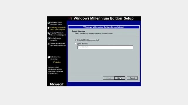 Installing Windows ME in VirtualBox смотреть онлайн