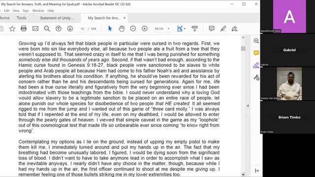 PROLOGUE for "My Search for Answers, Truth, and Meaning: The Autobiography of Kwame Shakur" смотреть онлайн