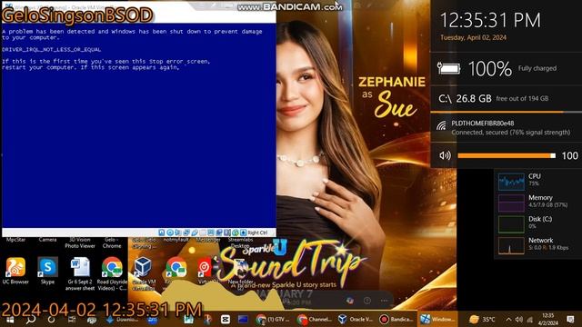 GTV Station ID Reupdated 2023 has BSOD VM (Windows XP) смотреть онлайн