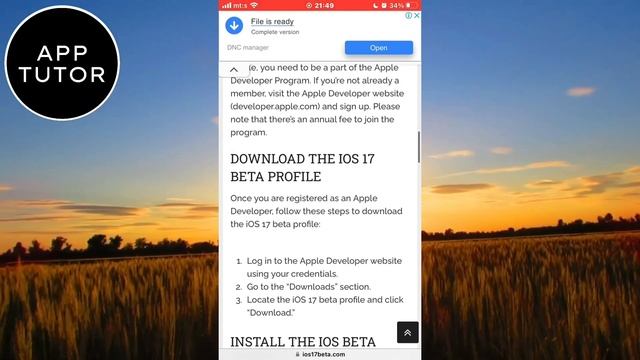 How to Download iOS 17 Beta | Install iOS 17 Beta Profile смотреть онлайн