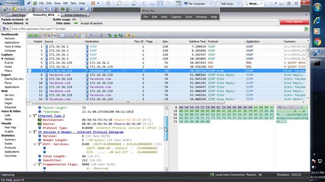 Sniffing the Network Using the OmniPeek NetWork Analyzer смотреть онлайн