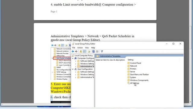 Change Bandwidth Limit in Windows смотреть онлайн