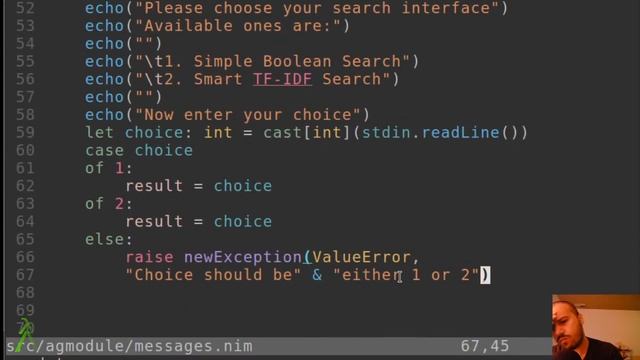 Nim: Writing a Simple Command line Search Engine - 1 смотреть онлайн