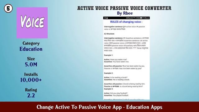 Top 10 Change Active To Passive Voice App Android Apps смотреть онлайн