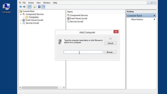 Windows 8.0 Professional - Make Computers Visible to Component Services смотреть онлайн