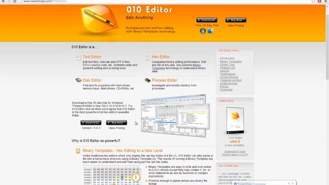 Reverse Engineering Files Tutorial - 2 - Getting a Hex Editor смотреть онлайн