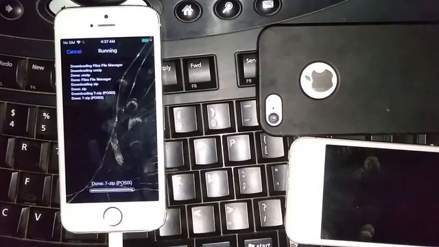 iPhone 5S Jailbreak and iCloud bypass iOS 12.4.8 with safeshutdown смотреть онлайн
