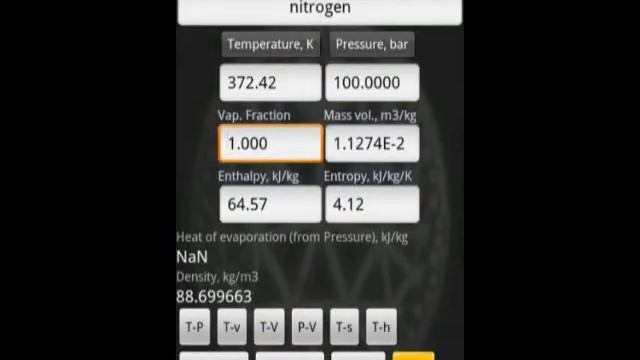 Thermodroid - thermodynamic calculator for Android смотреть онлайн